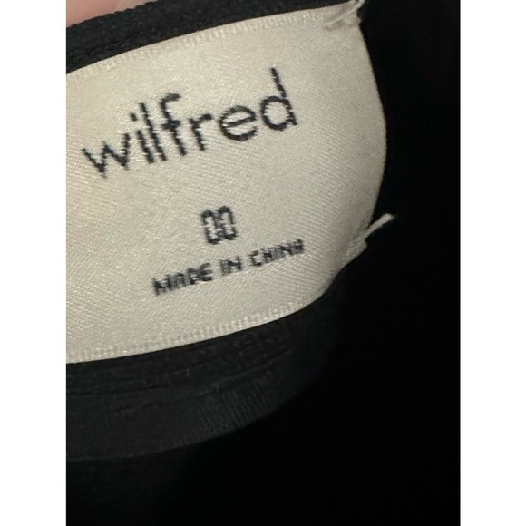 Aritzia Wilfred Ecoulement Tie Back Womens Jumpsuit - Black - Size 00 - Picture 6 of 8